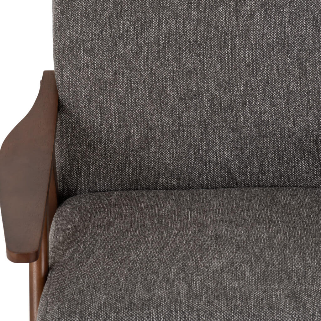 Kendra Rocking Chair Grey Fabric