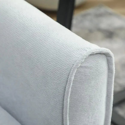 HOMCOM 2 Seater Sofa Bed, 3-in-1 Convertible Sleeper Sofa with Click-clack Adjustable Backrest and 2 Pillows, Light Grey