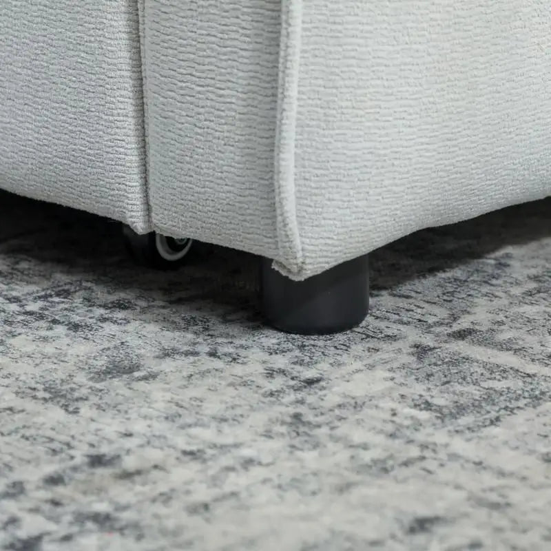 HOMCOM 2 Seater Sofa Bed, 3-in-1 Convertible Sleeper Sofa with Click-clack Adjustable Backrest and 2 Pillows, Light Grey