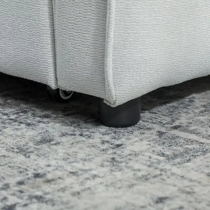 HOMCOM 2 Seater Sofa Bed, 3-in-1 Convertible Sleeper Sofa with Click-clack Adjustable Backrest and 2 Pillows, Light Grey