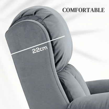 HOMCOM Eight-Point Massage Lift Chair, with Remote - Grey