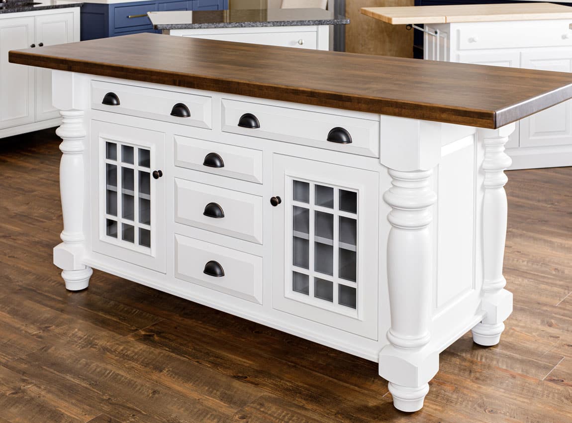 3-Door Kitchen Island