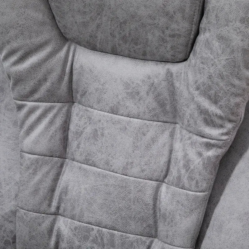 Vinsetto Heated 6 Points Vibration Massage Executive Office Chair, Adjustable Swivel Ergonomic High Back Desk Chair Recliner with Footrest, Grey